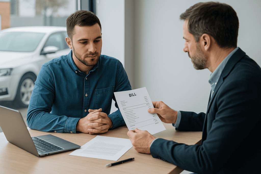 pagos pendientes coche