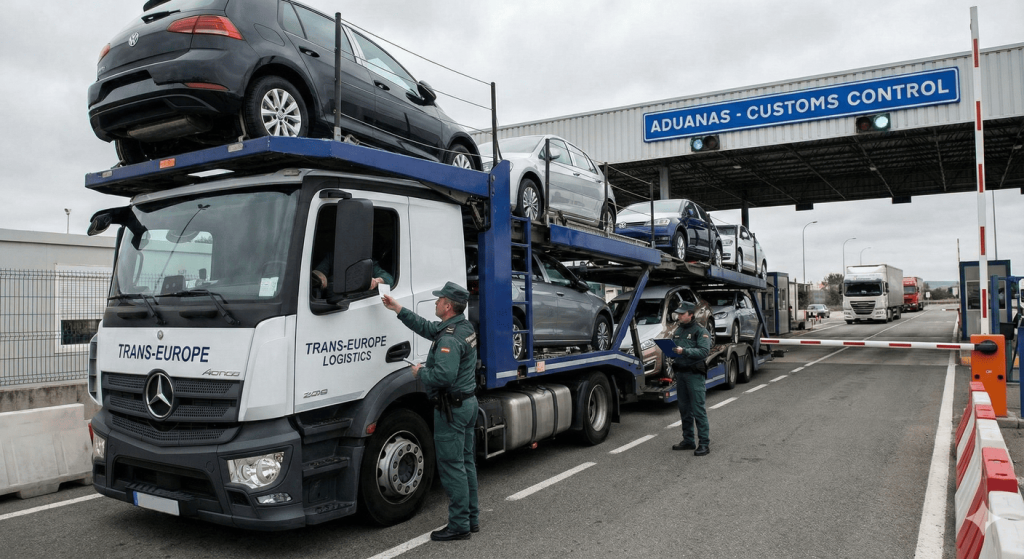 exportación de vehículos desde España fuera de la UE