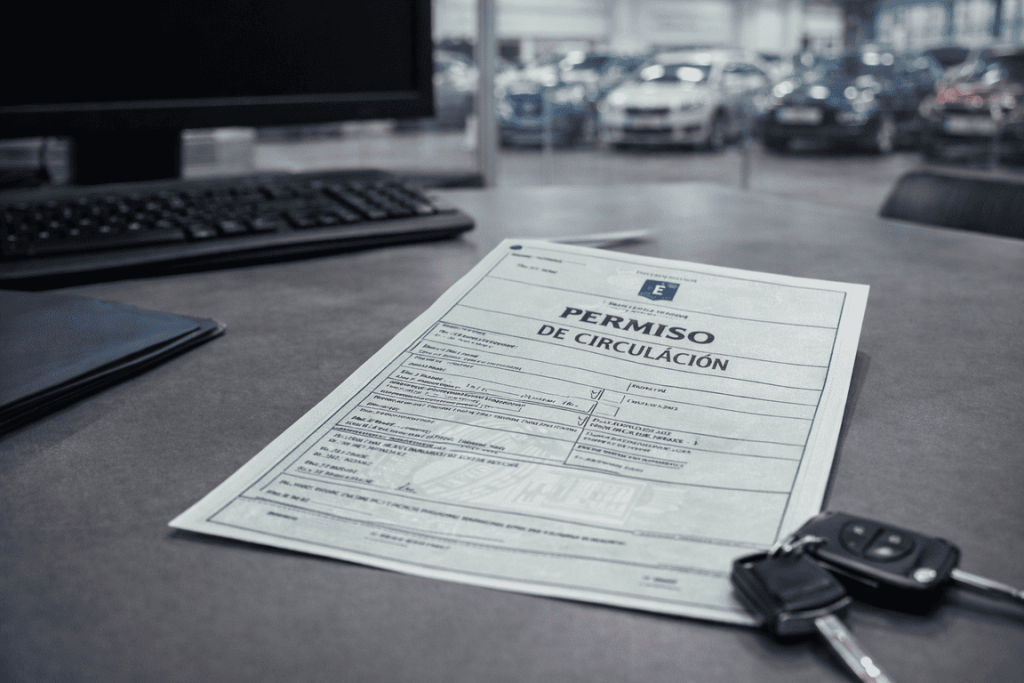 cómo vender coche sin permiso de circulación España